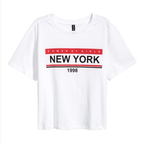 Cute “Power of Girls, New York” t-shirt from H&M - Picture 1 of 3